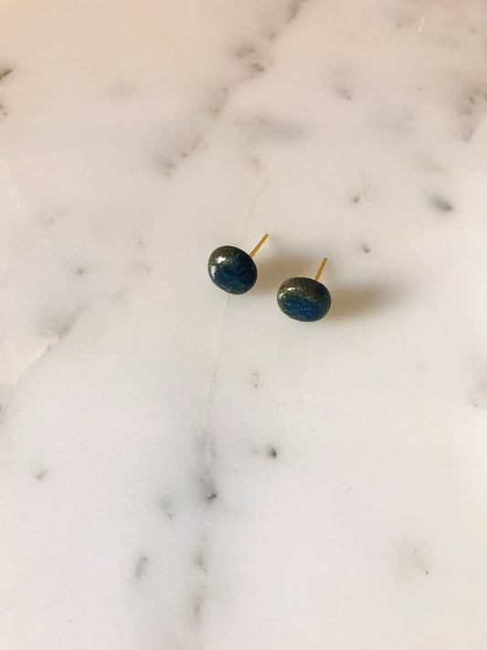 Pea earrings, Vague marine écumeuse