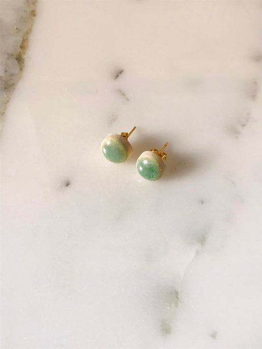 Pea earrings, Algues