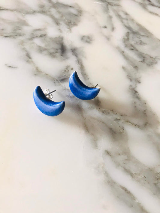 Moon earrings, Horizon