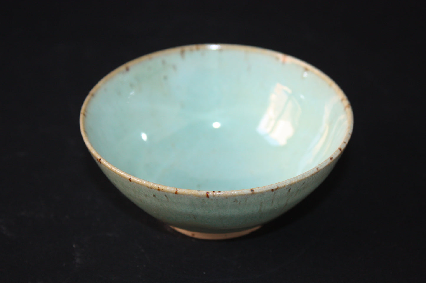 Small bowl, Vert granité