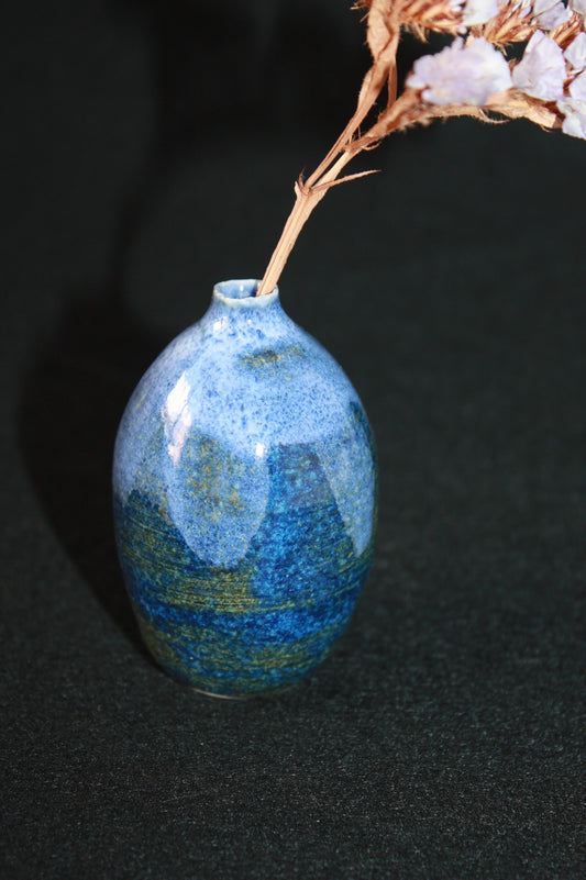 Mini vase, Vague marine écumeuse n°2