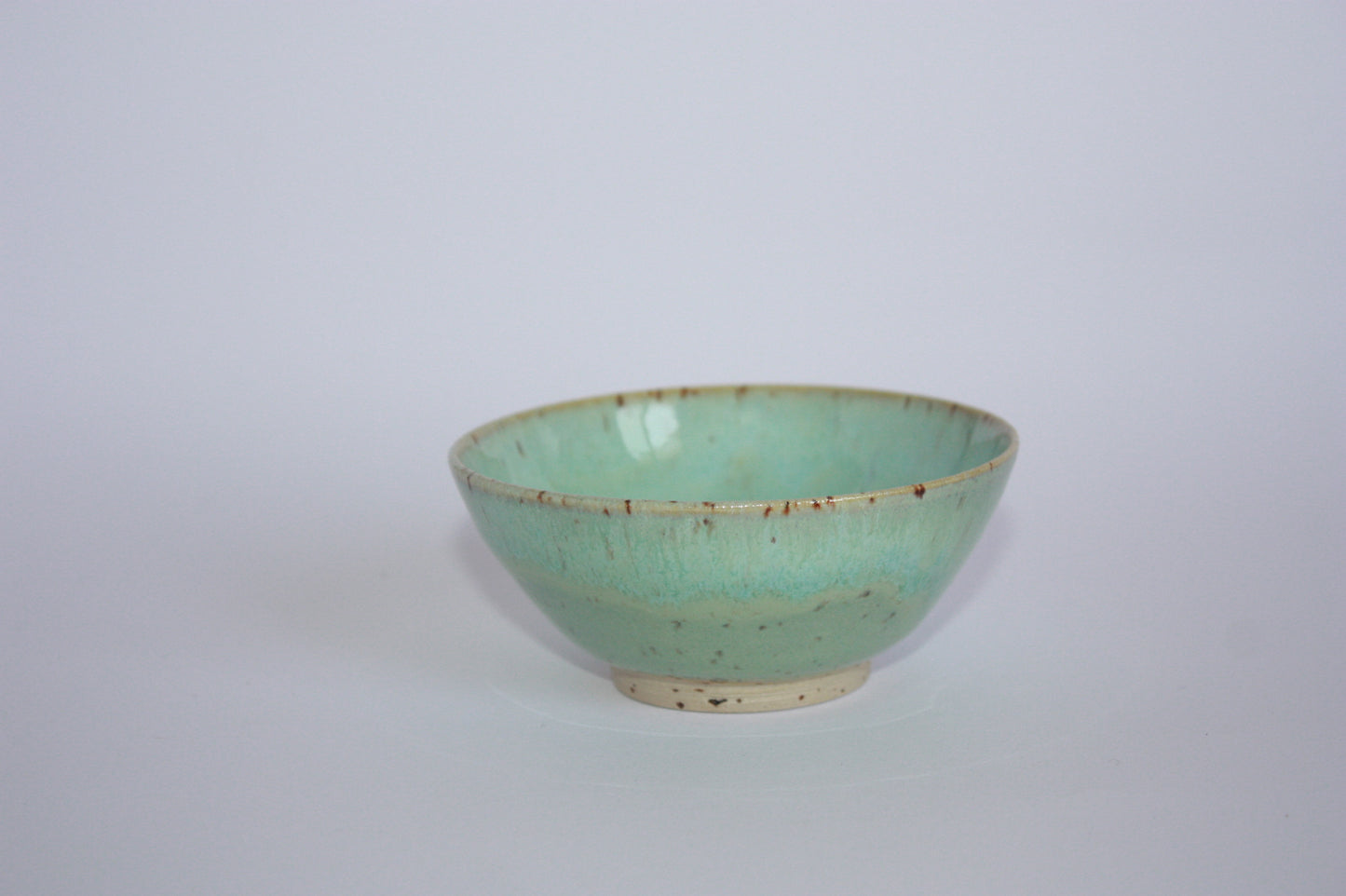 Small bowl, Vert granité