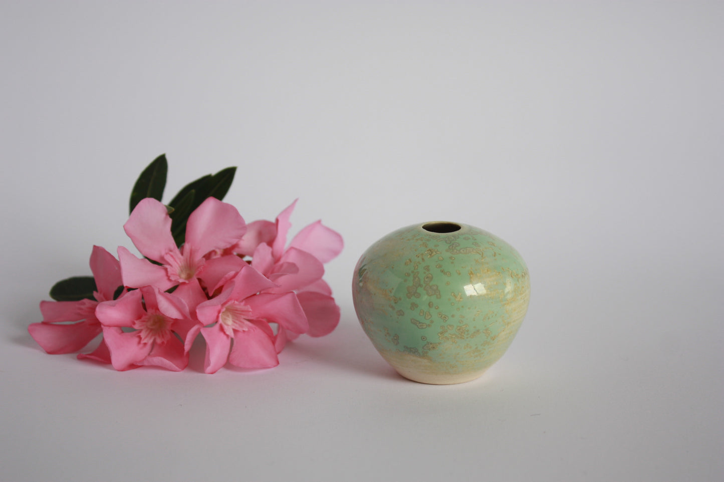 Mini vase, Lagon vert n°1