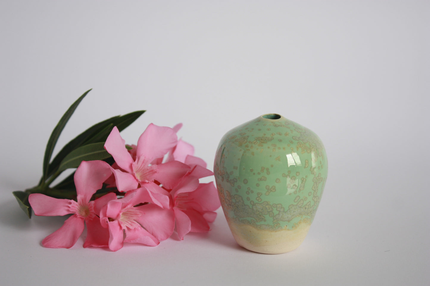 Mini vase, Lagon vert n°2