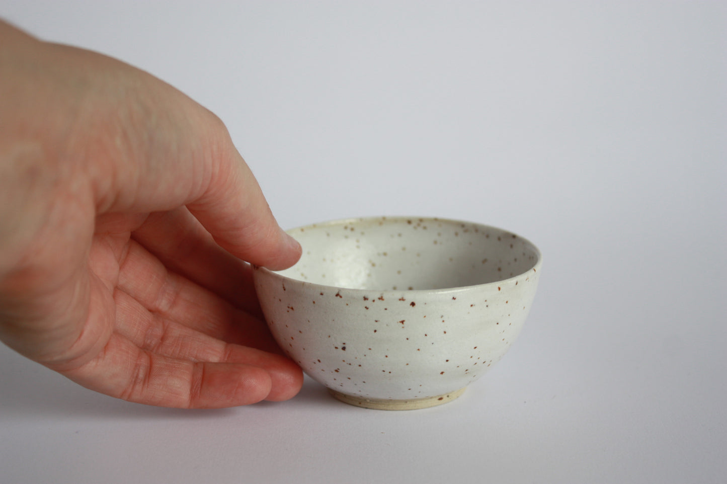 Small bowl, côte de craie granitée