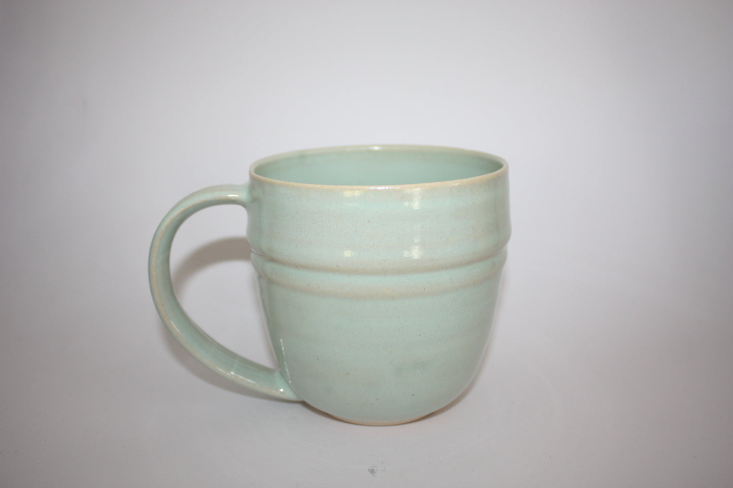 Mug with handle, Vert d'eau n°1
