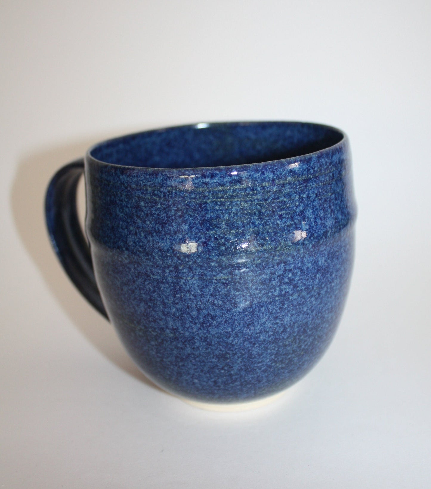 Mug with handle, Vague marine n°2