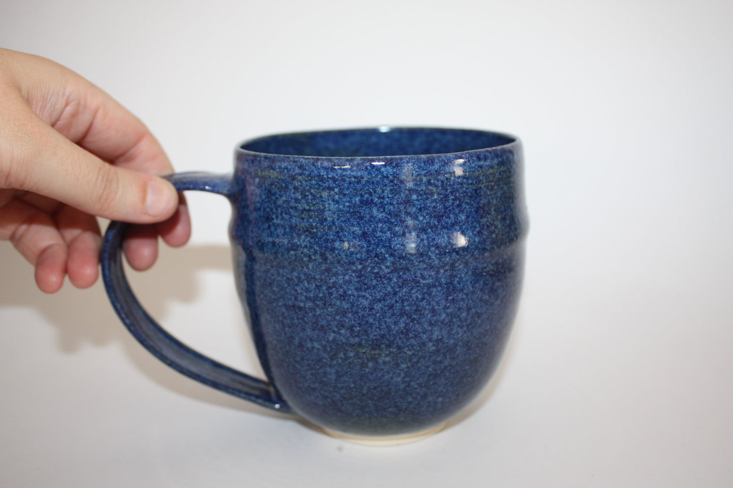 Mug with handle, Vague marine n°2