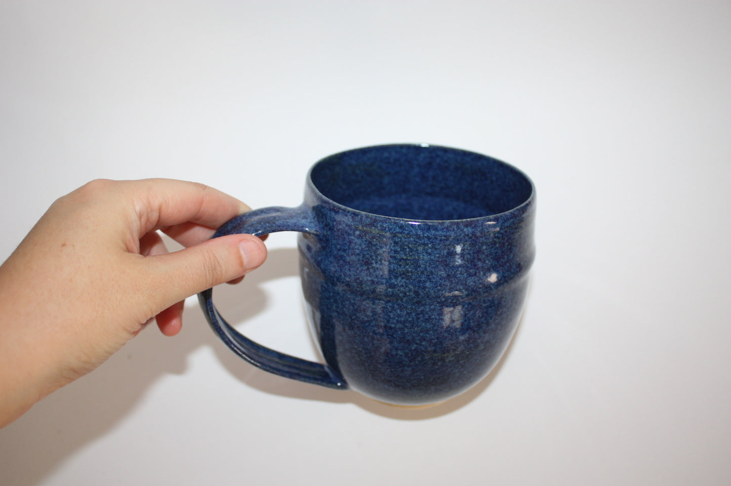 Mug with handle, Vague marine n°2