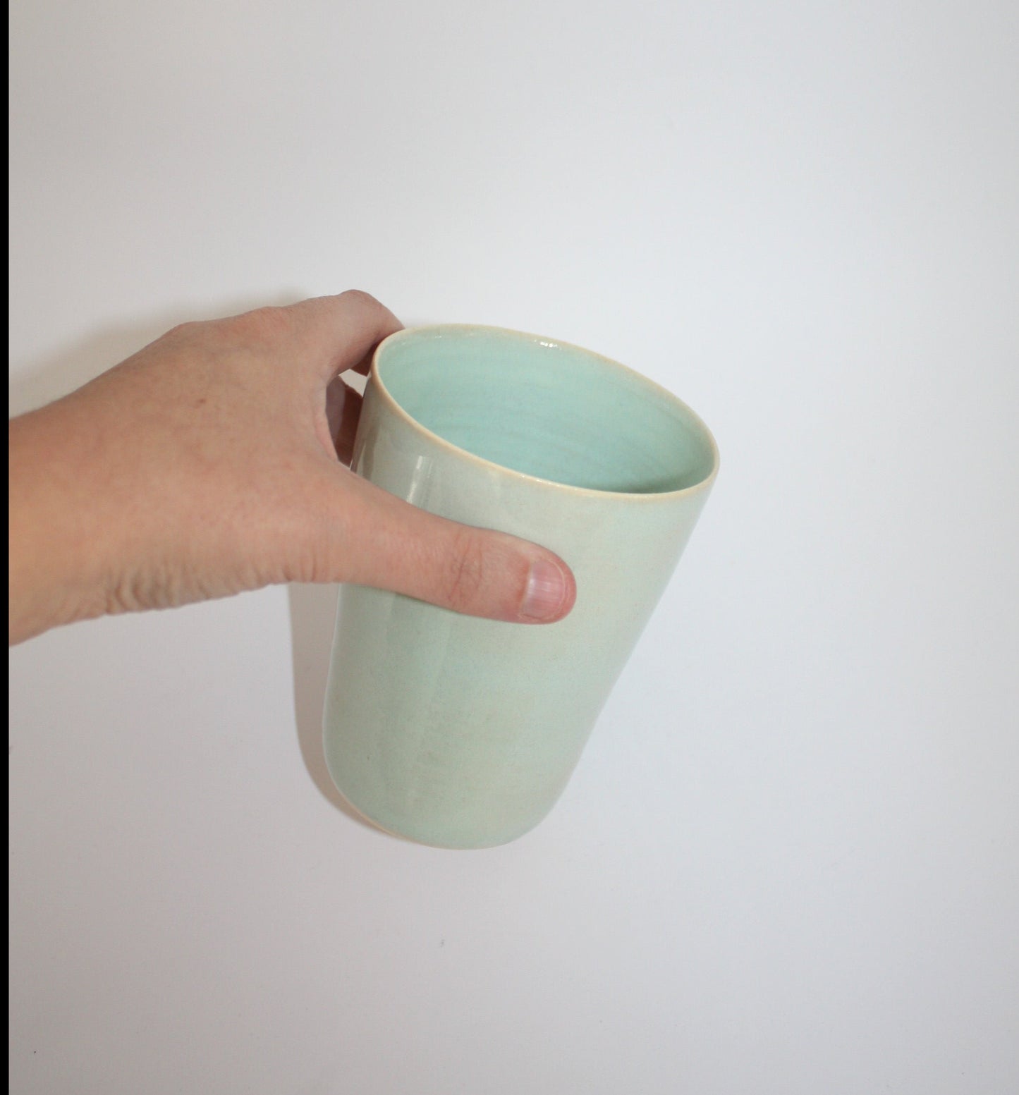 Tumbler cup, Vert d'eau
