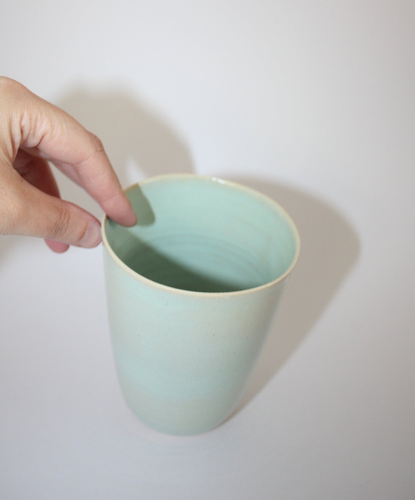 Tumbler cup, Vert d'eau